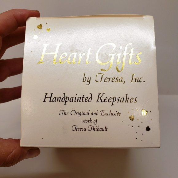 Angel Fireflies Friendship Heart Gifts Teresa Thibault Glass Christmas Ornament - Picture 8 of 8